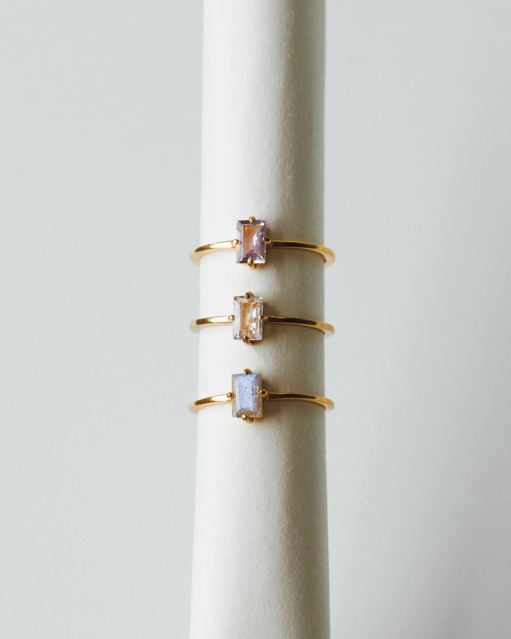 Labradorite Grand Baguette Ring sold by GLDN product image thumbnail 5