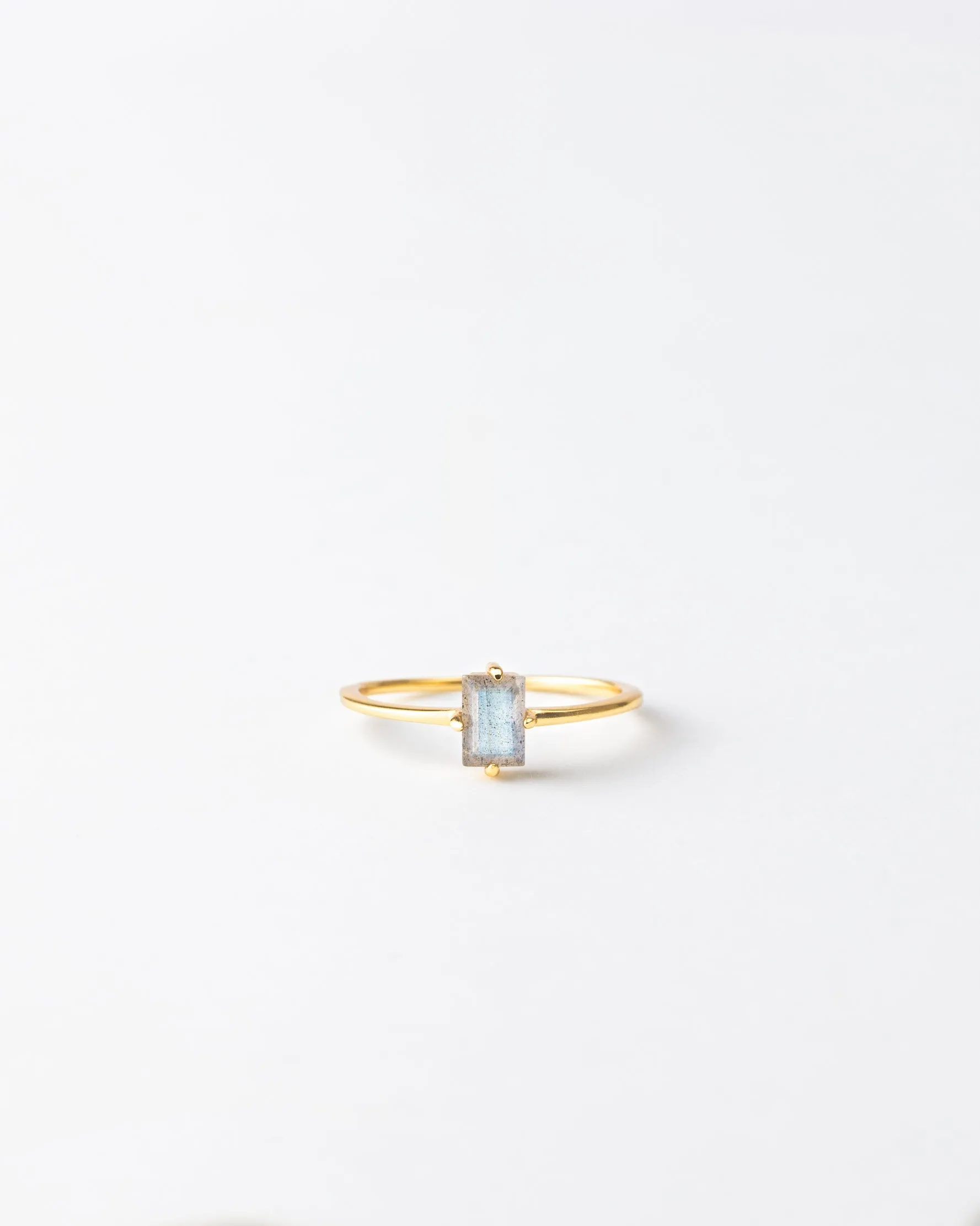 Labradorite Grand Baguette Ring sold by GLDN