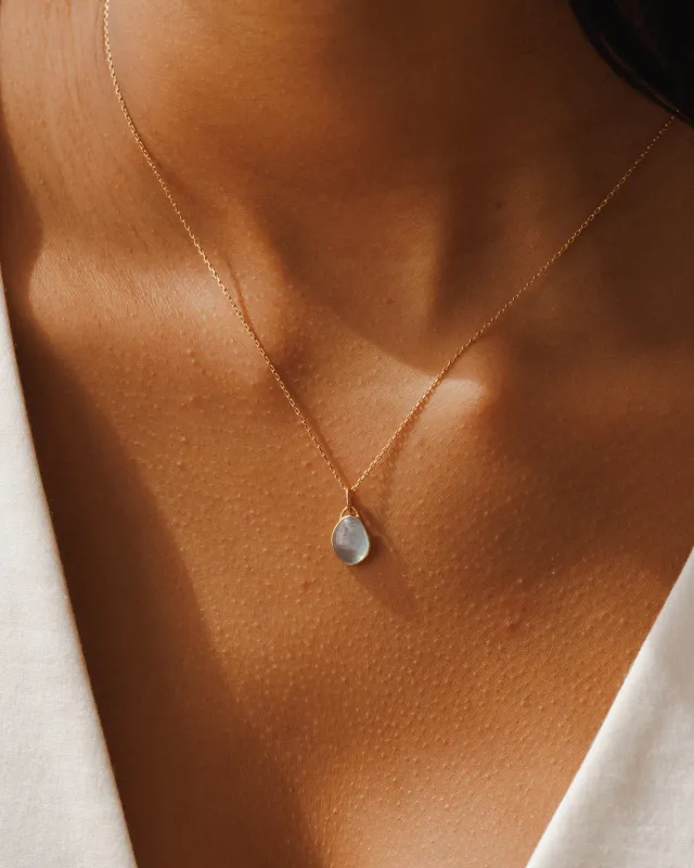 Solid Gold Mirage Necklace sold by GLDN