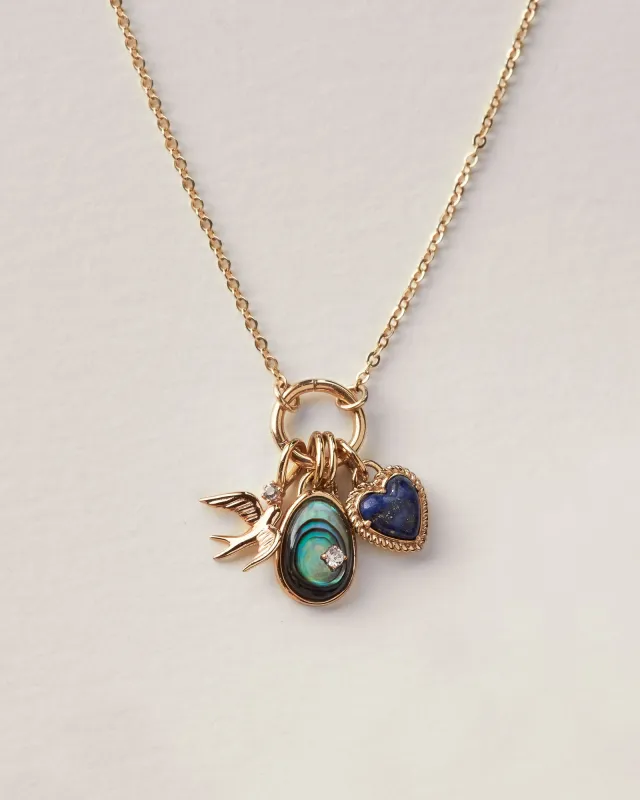 Silver Deliverer Charm Necklace made by GLDN