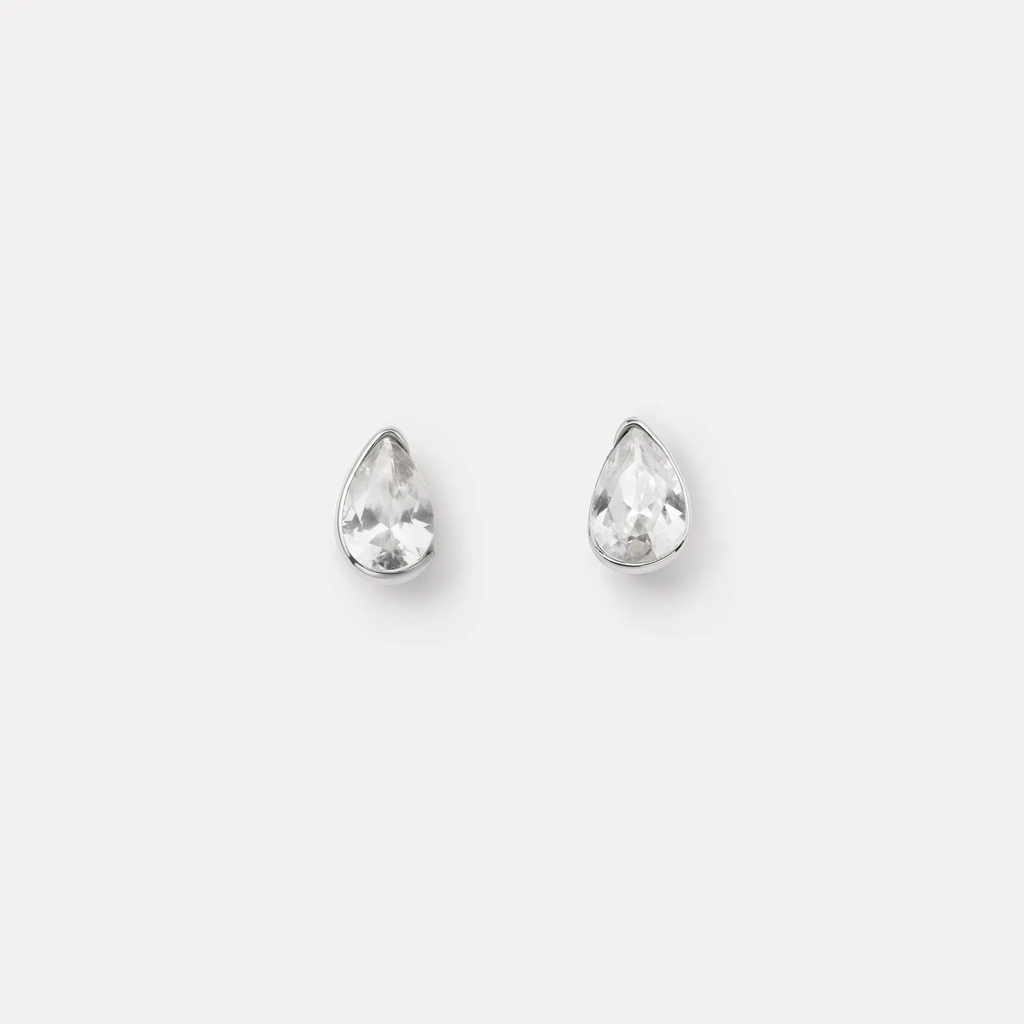 White Sapphire Zephyr Studs sold by GLDN product image thumbnail 2