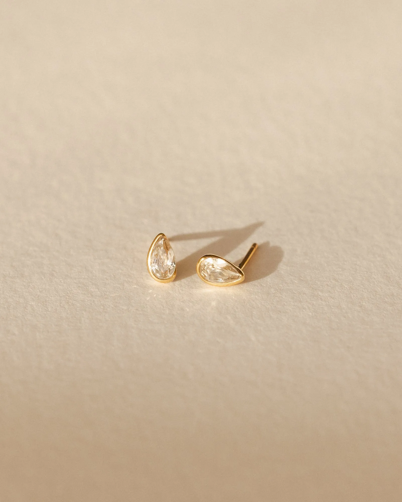 Solid Gold Zephyr Studs sold by GLDN product image thumbnail 3