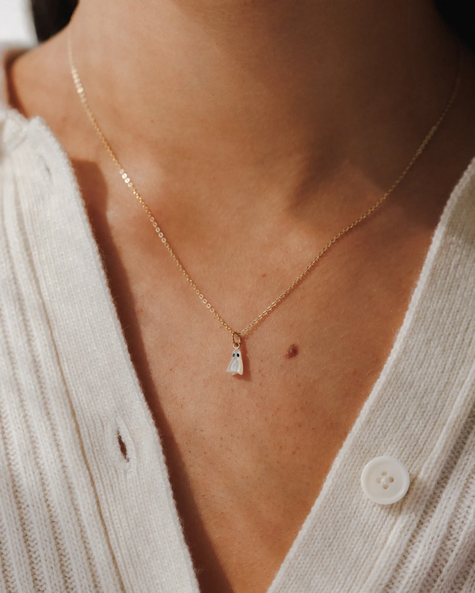 Pearly Ghost Charm sold by GLDN product image thumbnail 3
