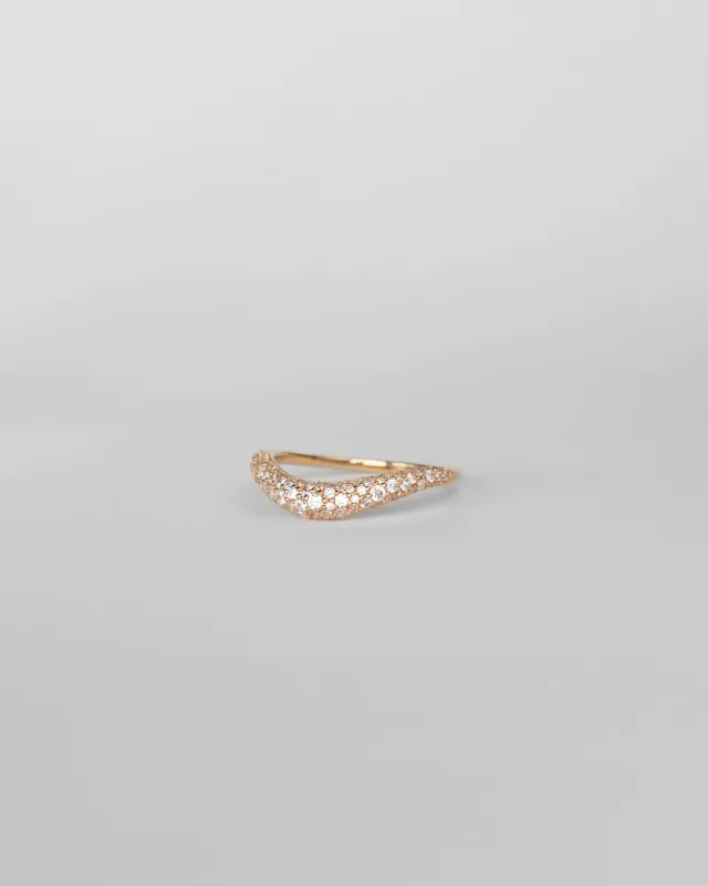 Pavé Flow Ring sold by GLDN