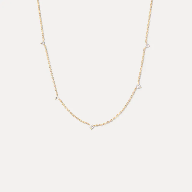Dreamer Diamond Necklace made by GLDN