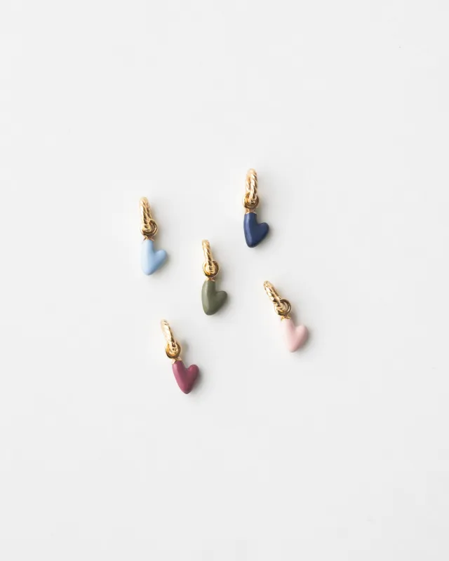 Aura Enamel Heart Charm - Free Over $125 sold by GLDN