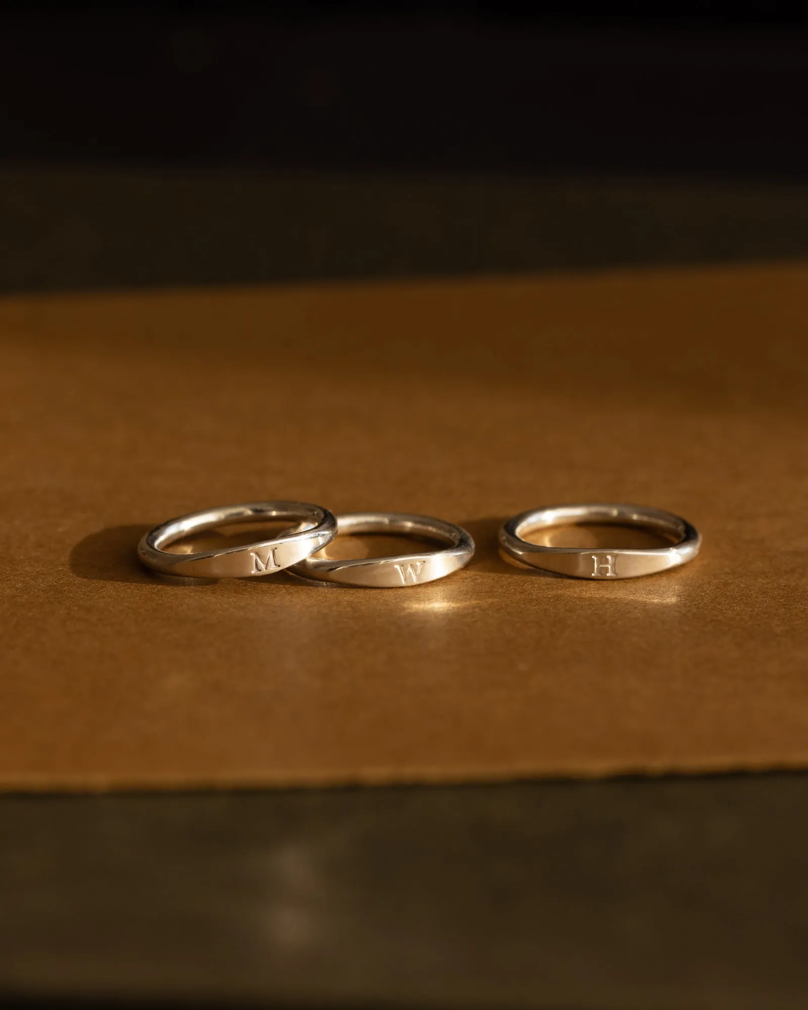 Slim Signet Pinky Ring sold by GLDN product image thumbnail 4