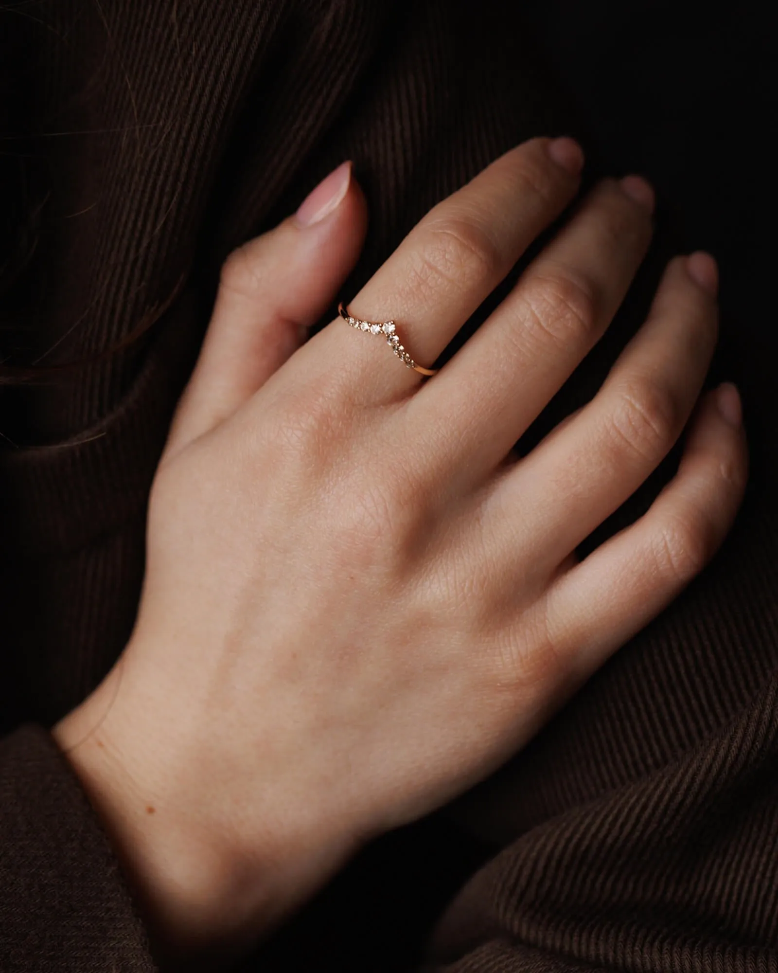 Moonlit Stacking Ring sold by GLDN product image thumbnail 3