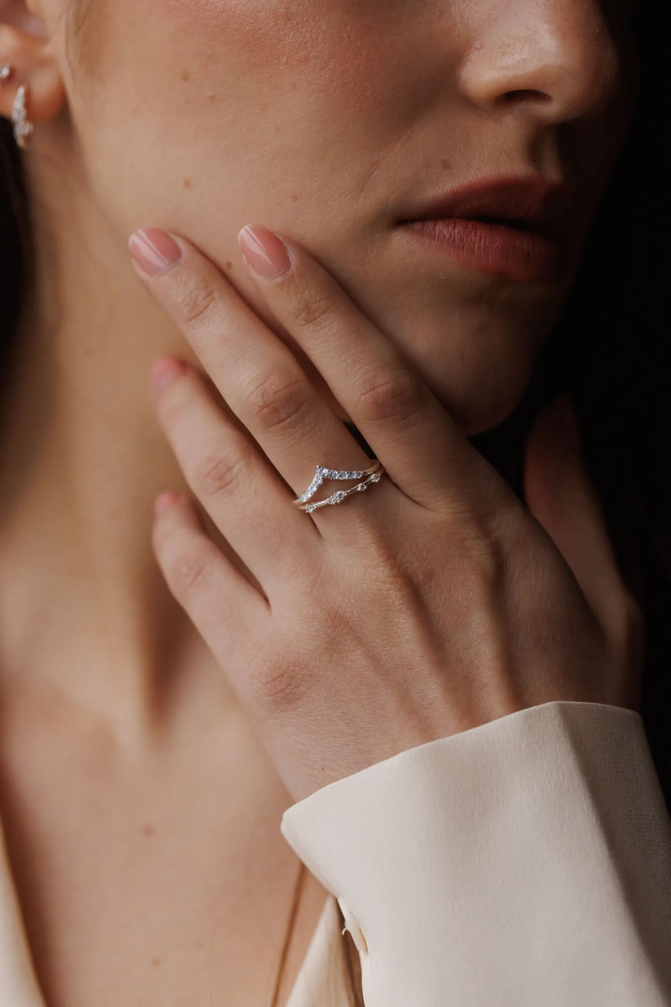 Moonlit Stacking Ring sold by GLDN product image thumbnail 5