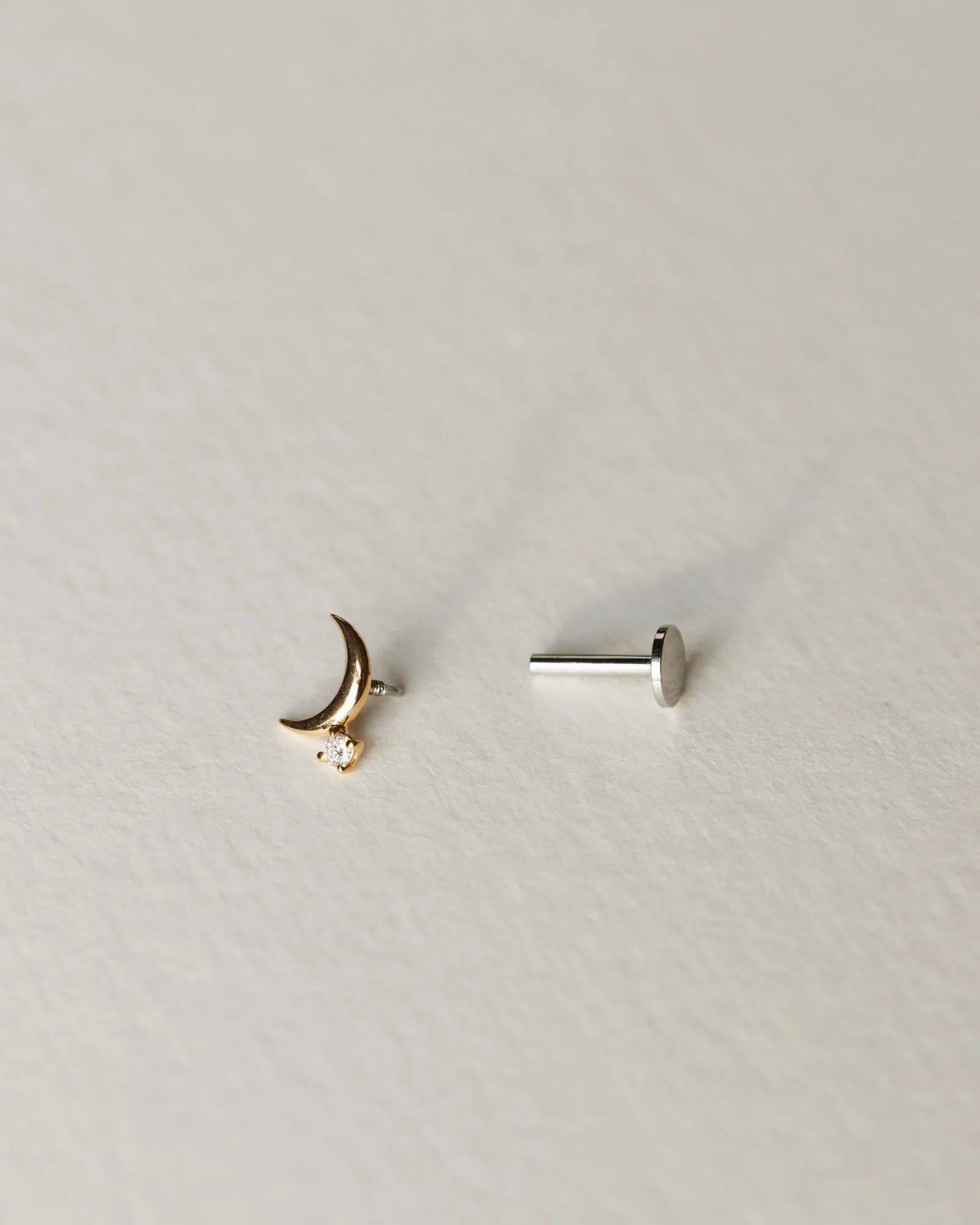 Luna Diamond Flatback Studs sold by GLDN product image thumbnail 5