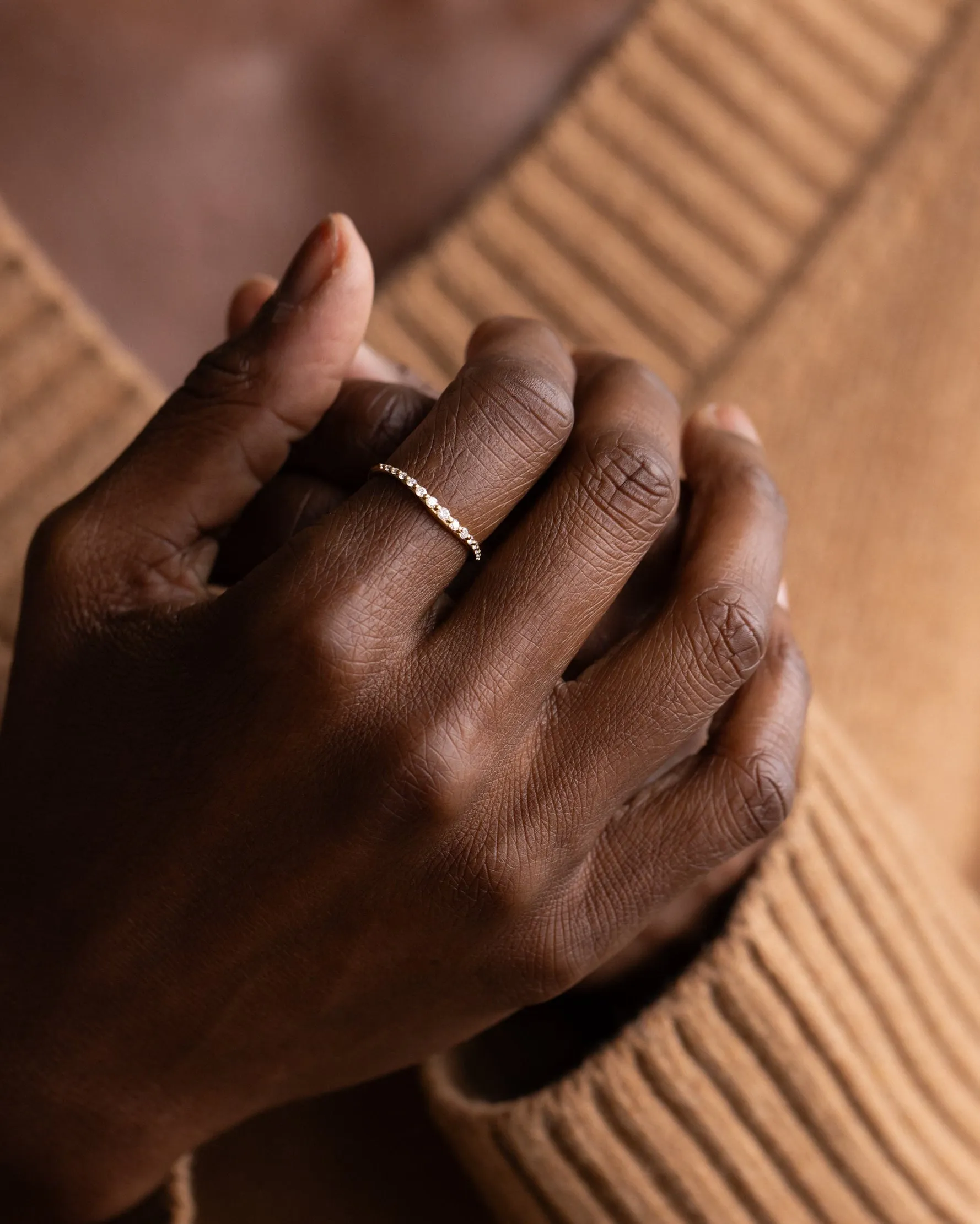 Dainty Diamond Flow Ring sold by GLDN product image thumbnail 2