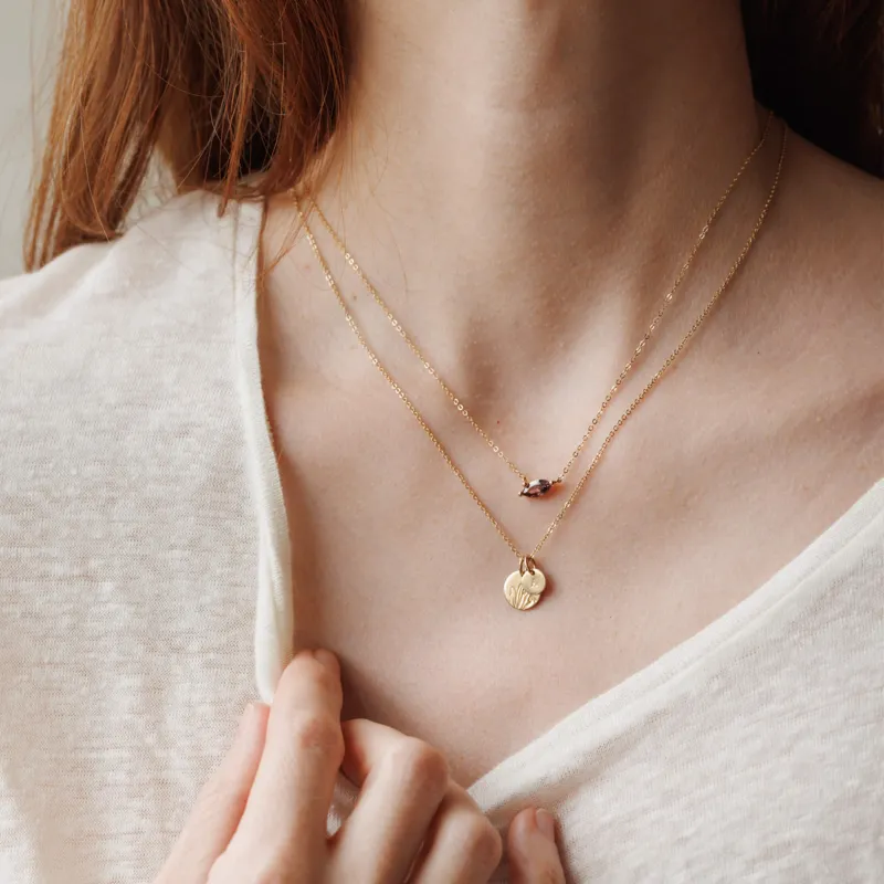 Birth Month Necklace Set made by GLDN