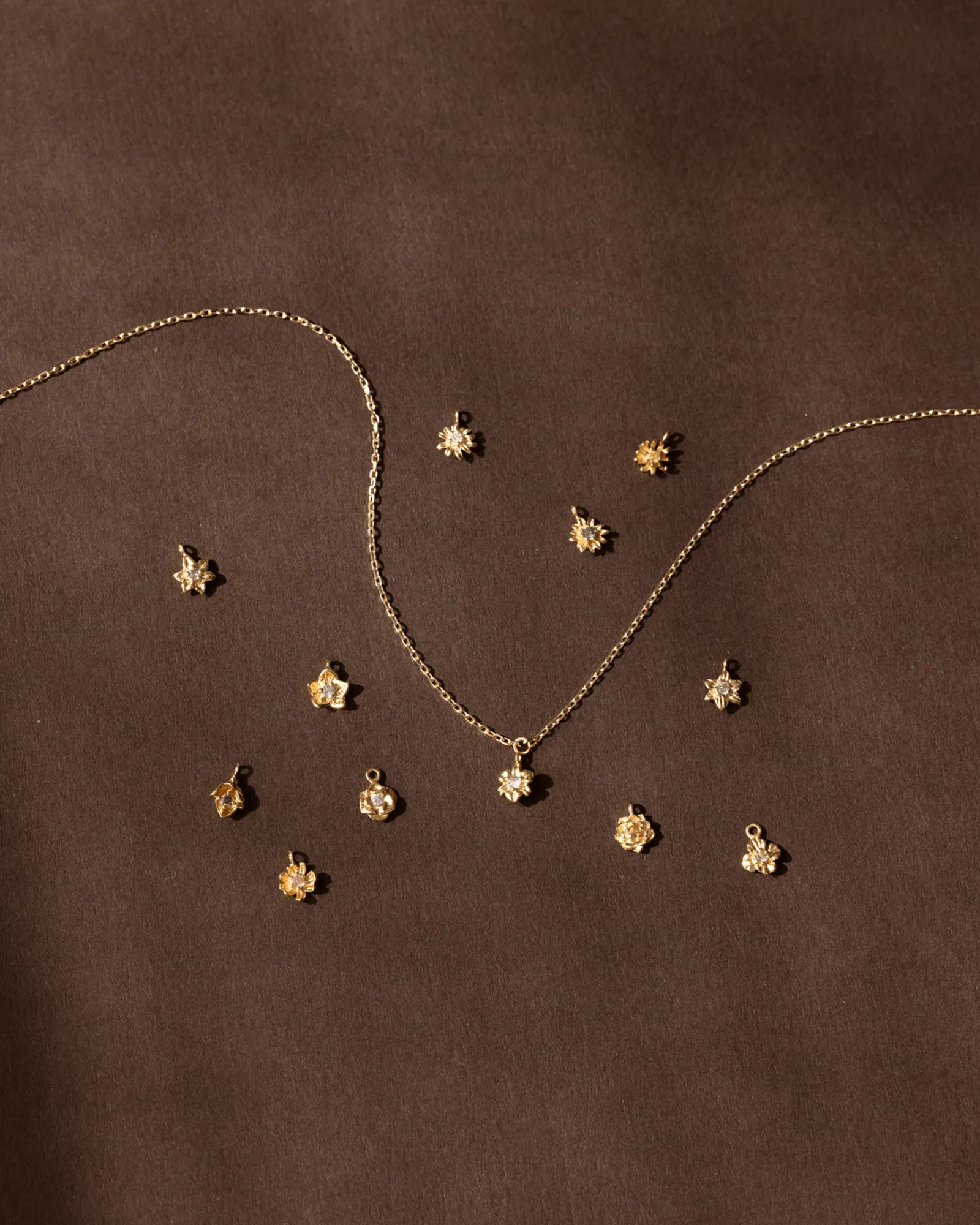 Birth Flower Solitaire Necklace sold by GLDN product image thumbnail 3