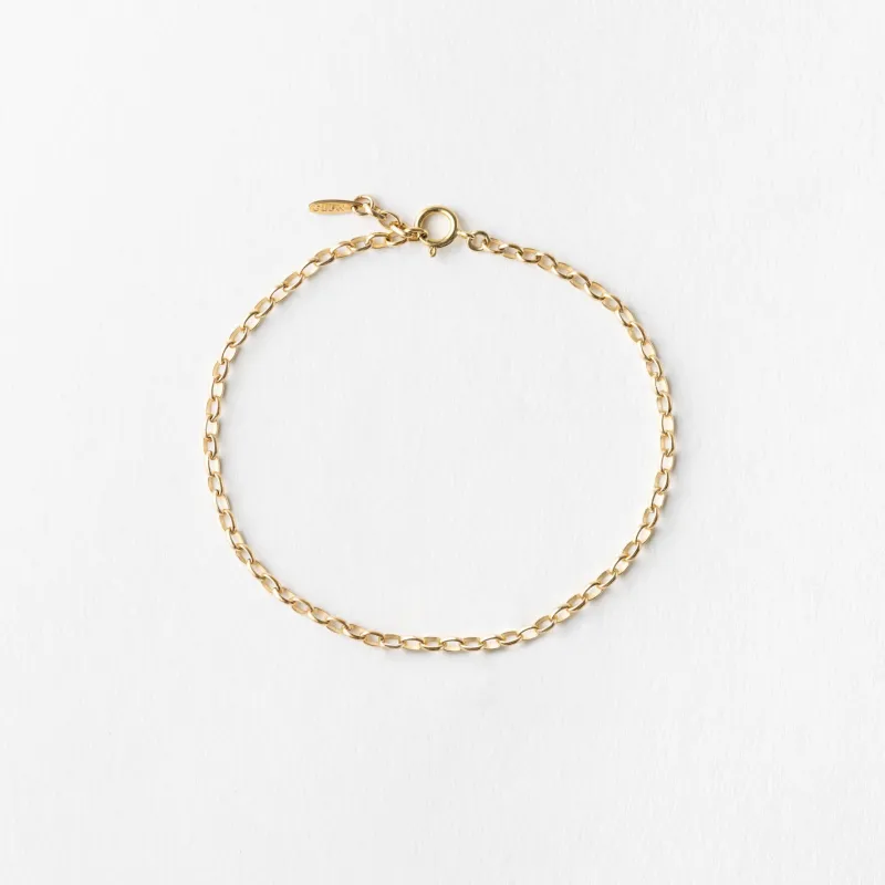 Heritage Rolo Chain Bracelet made by GLDN