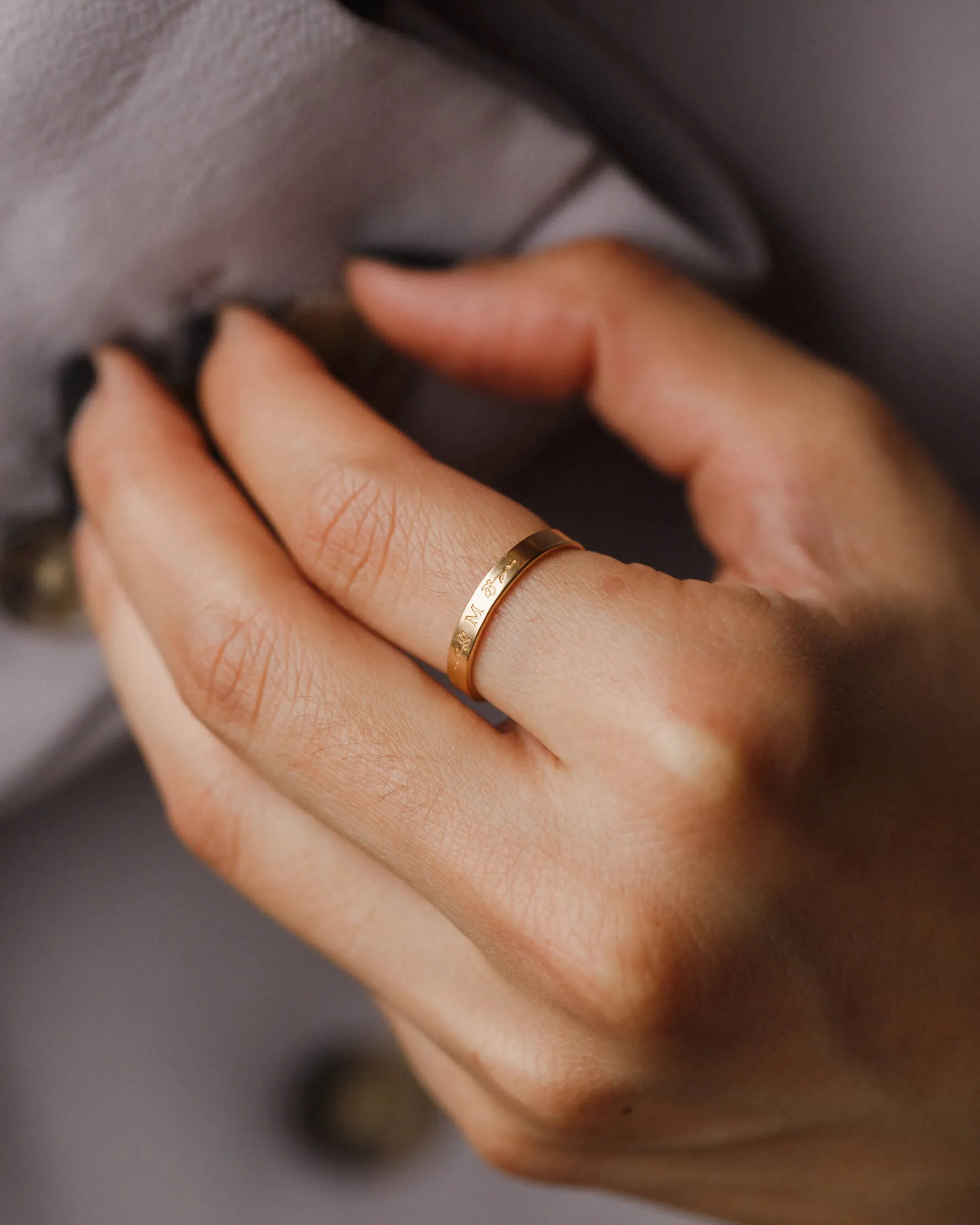 Personalized Floral Frame Band sold by GLDN product image thumbnail 3