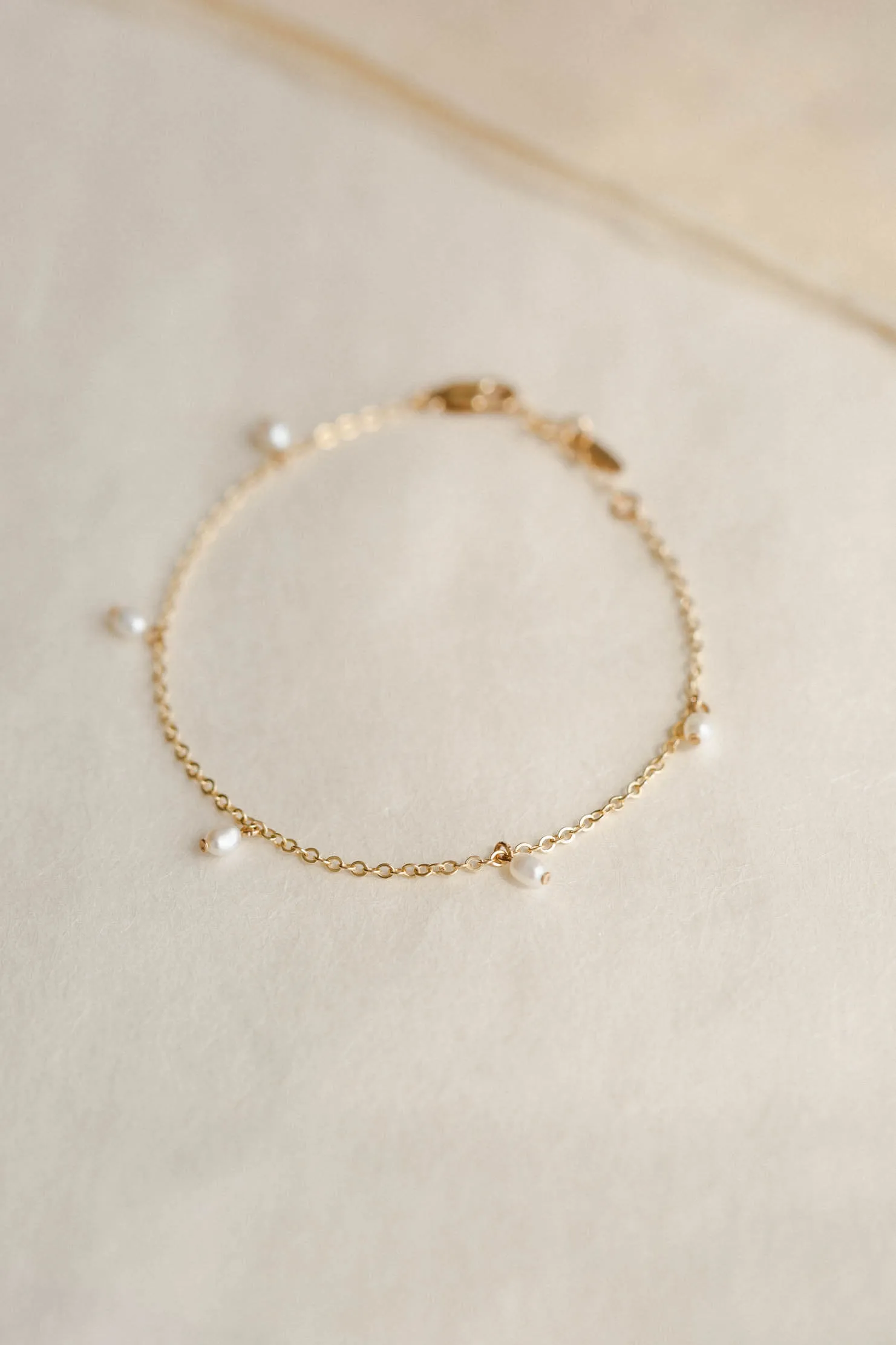 Pearl Droplet Bracelet sold by GLDN product image thumbnail 4