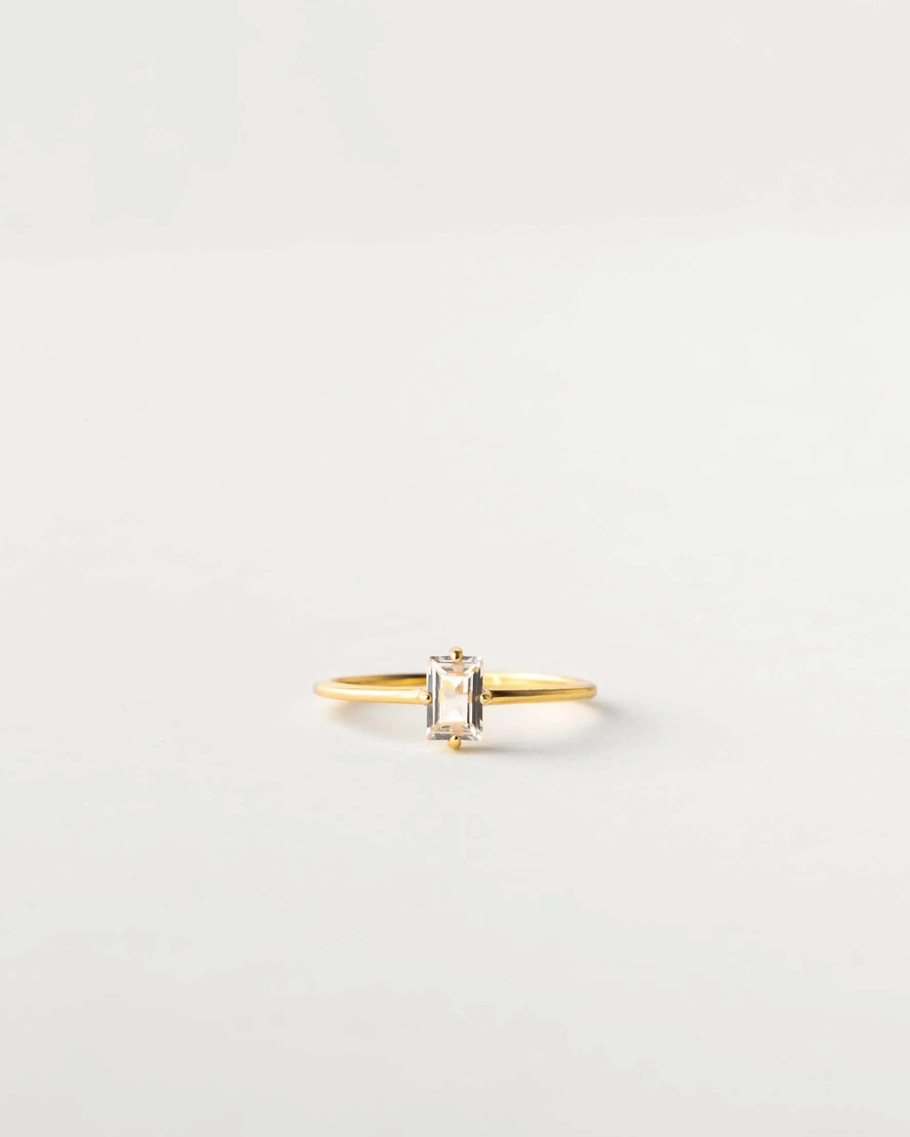 Sylvia White Sapphire Ring sold by GLDN