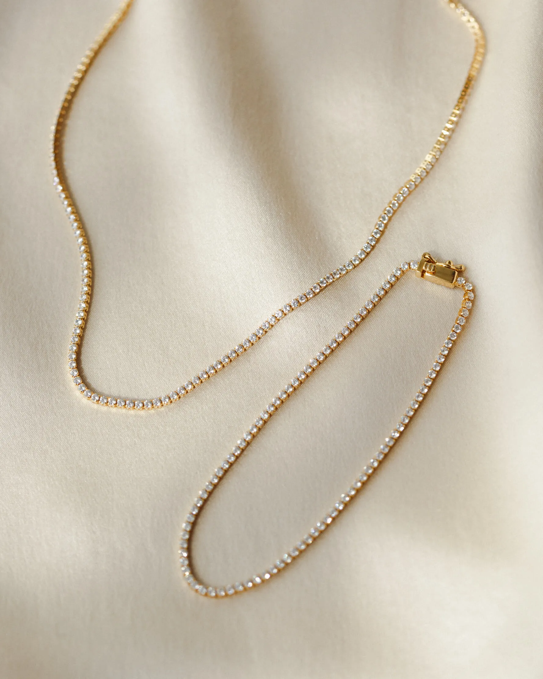 Luminary Tennis Necklace sold by GLDN product image thumbnail 3