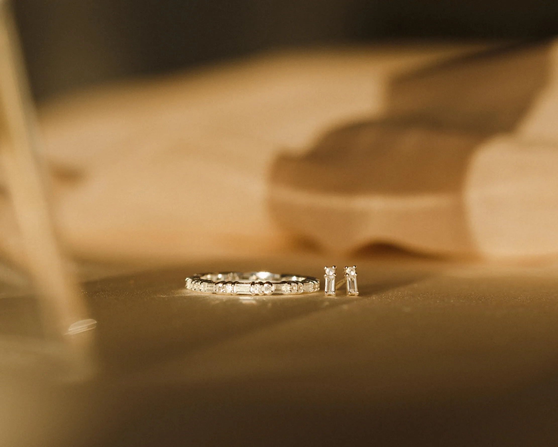 Grace White Sapphire Ring sold by GLDN product image thumbnail 4