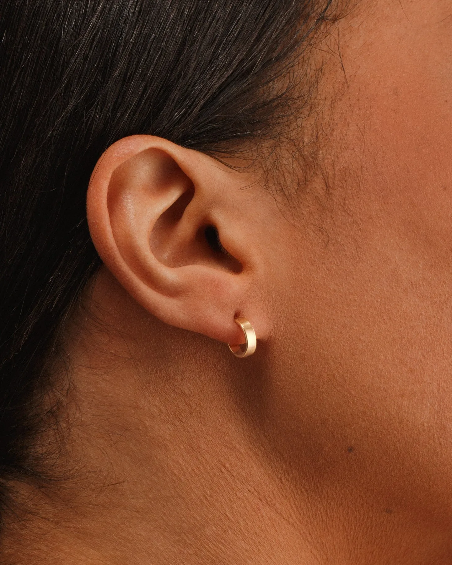 Lill Huggie Hoops sold by GLDN product image thumbnail 3