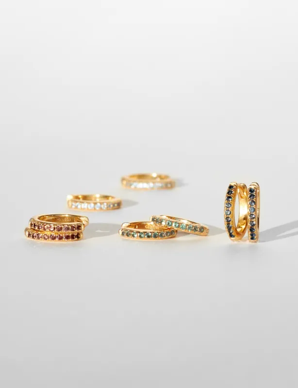 Aura Birthstone Hoops sold by GLDN