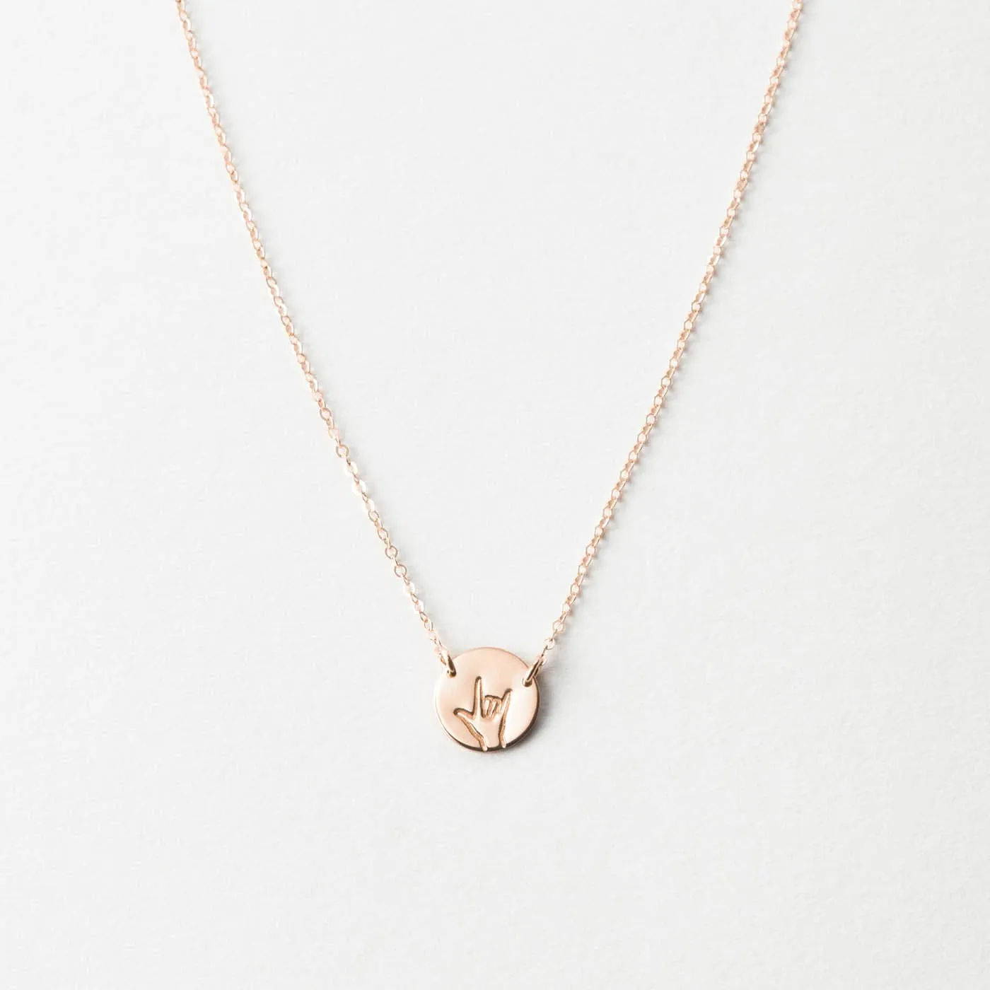 Hand Gestures Link Necklace sold by GLDN product image thumbnail 2