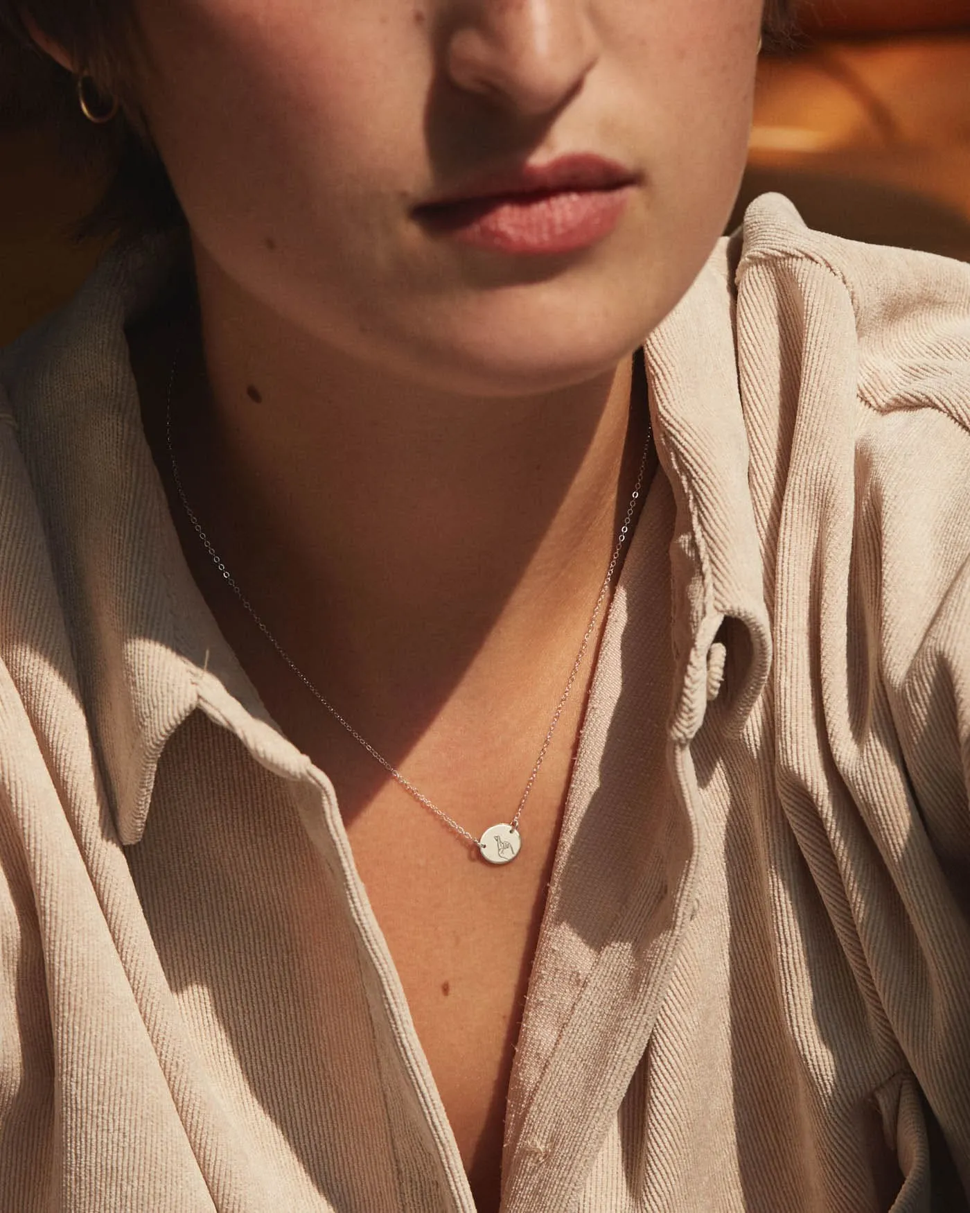Hand Gestures Link Necklace sold by GLDN product image thumbnail 4