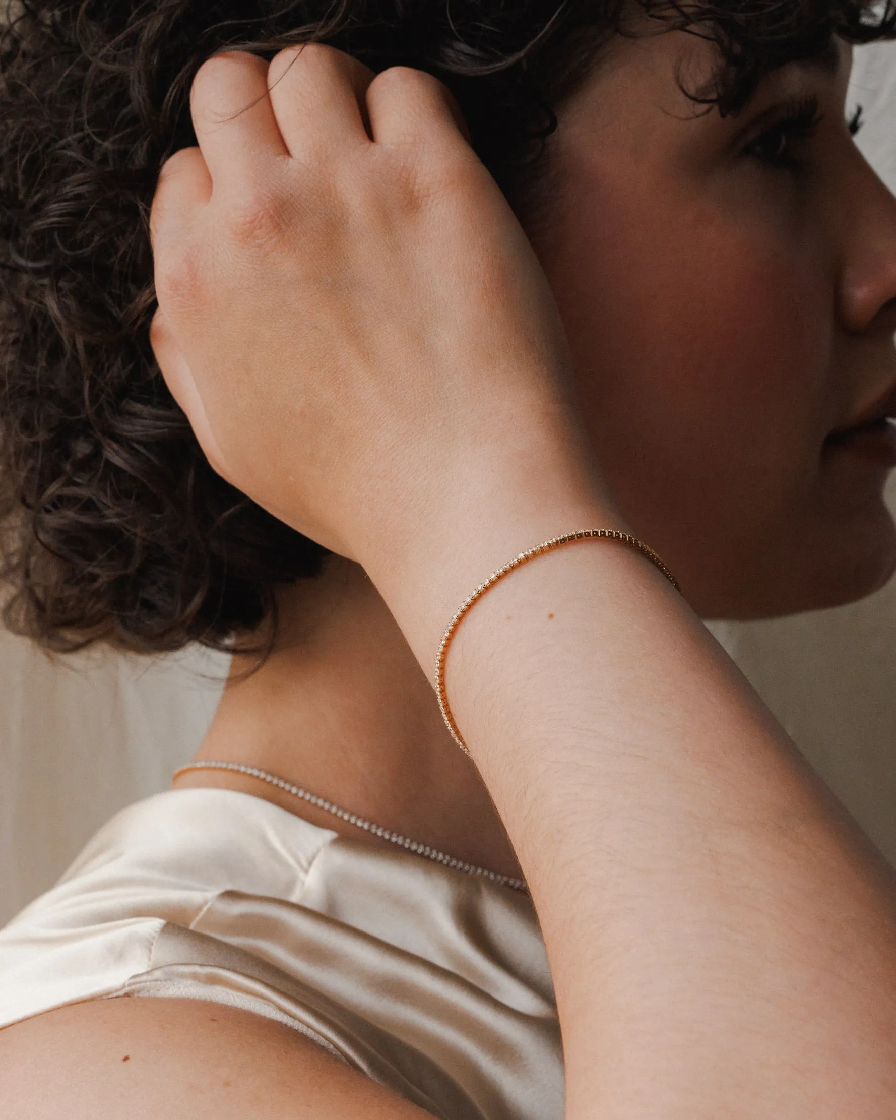 Luminary Tennis Bracelet sold by GLDN product image thumbnail 4