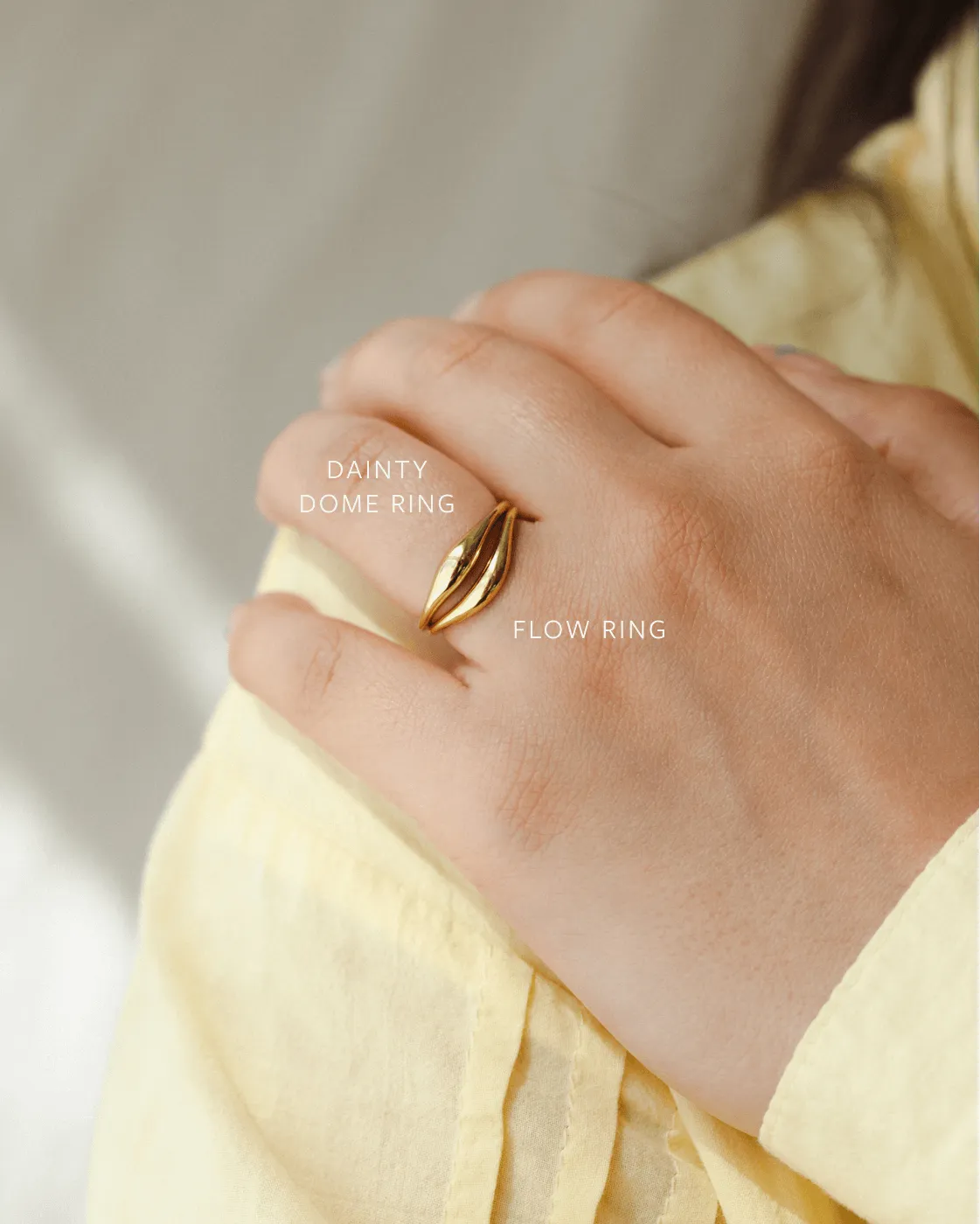 Dainty Dome Ring sold by GLDN product image thumbnail 5