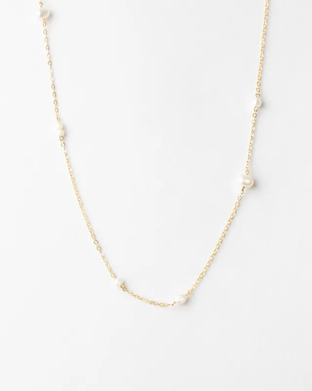 Floating Pearl Necklace sold by GLDN