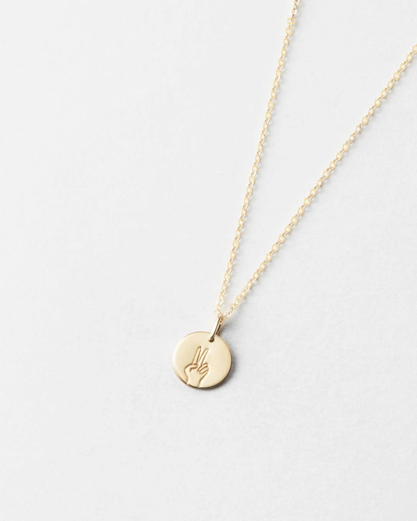 Peace Necklace sold by GLDN product image thumbnail 5