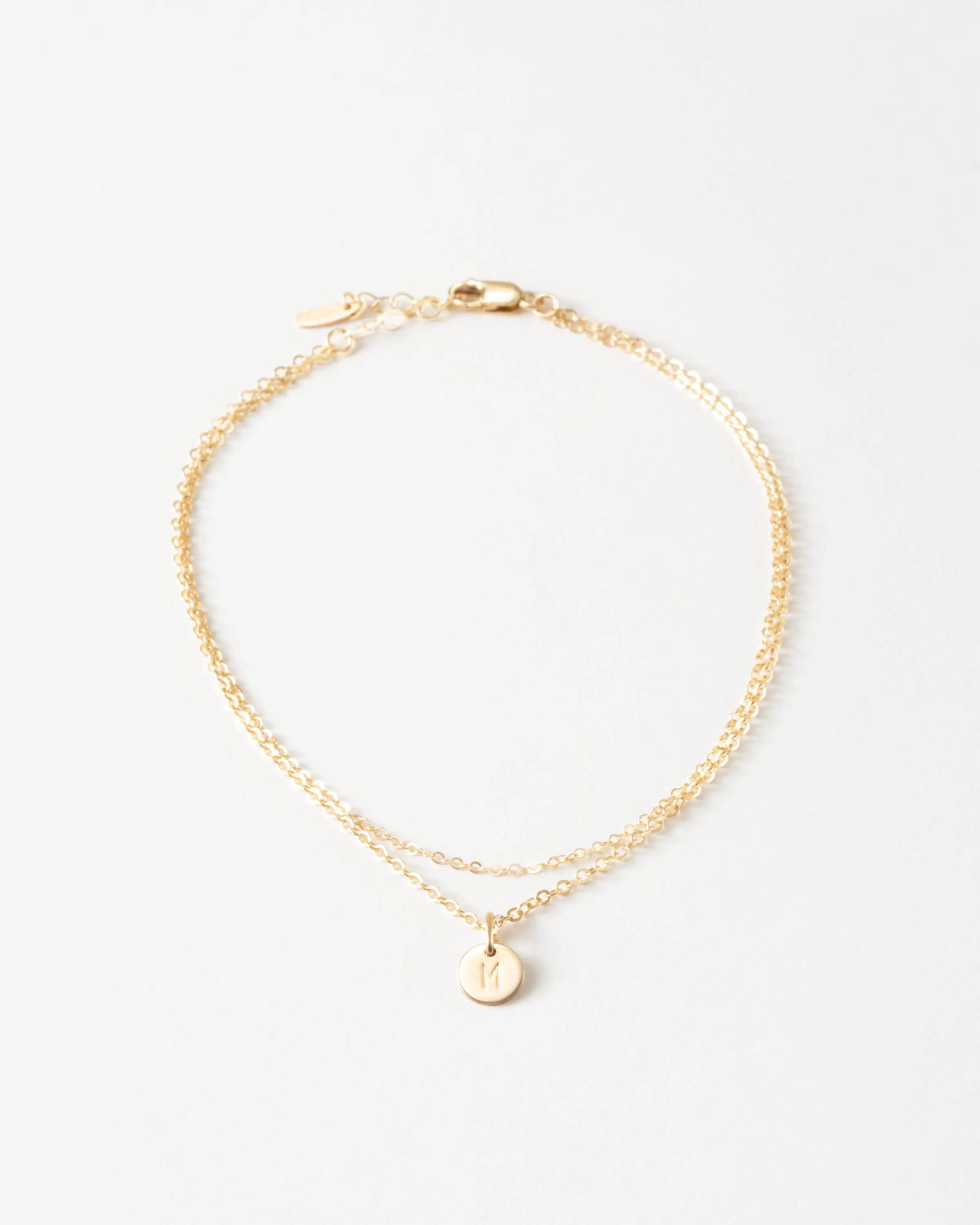 Double Cable Chain Anklet sold by GLDN product image thumbnail 4