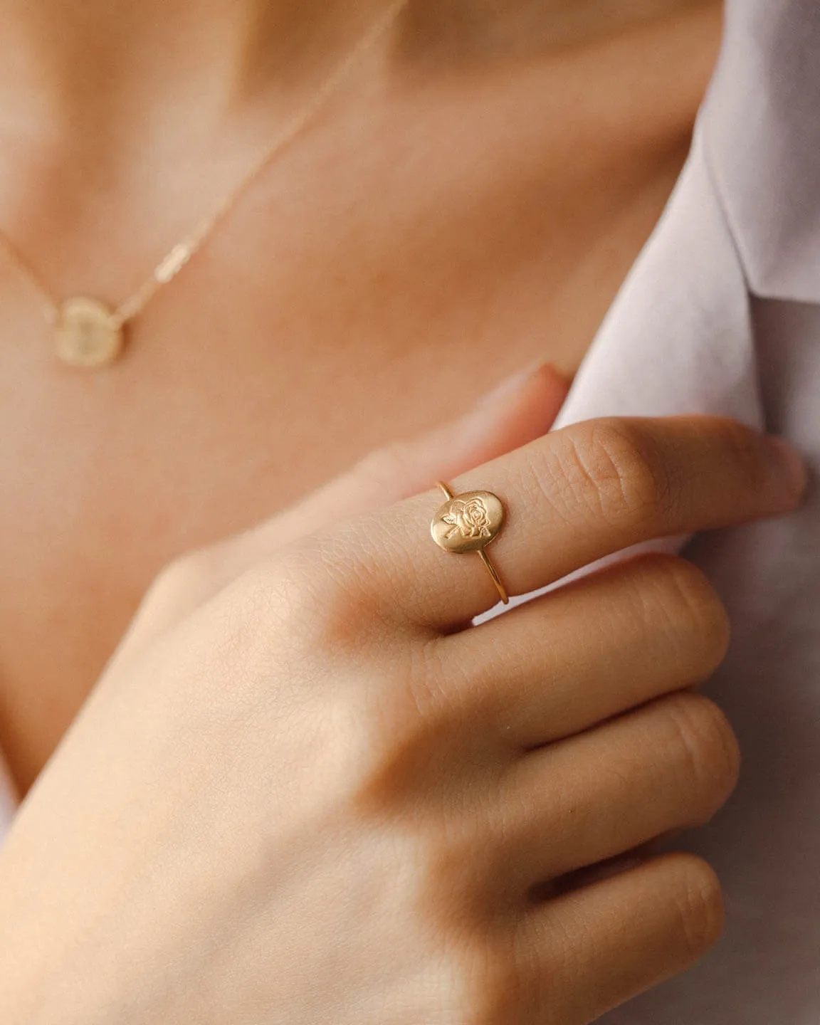 Birth Flower Ring sold by GLDN product image thumbnail 5