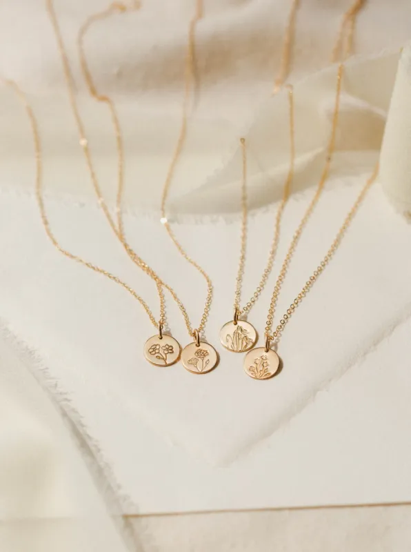 Bridesmaid Flora Necklace Set sold by GLDN