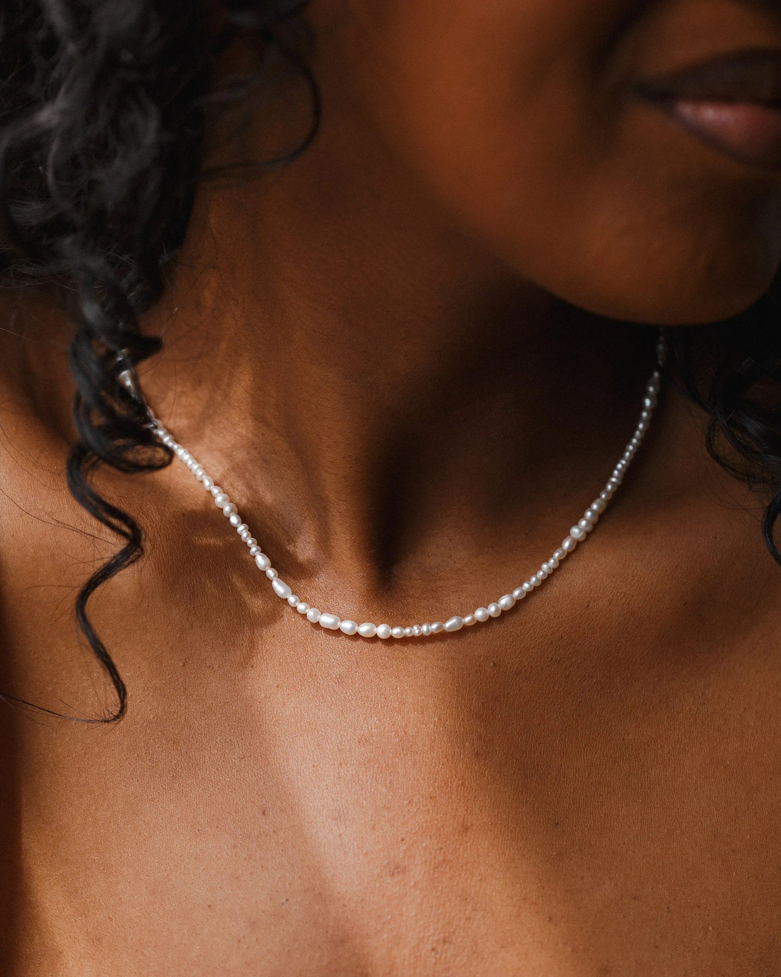 Organic Pearl Strand Necklace sold by GLDN product image thumbnail 2