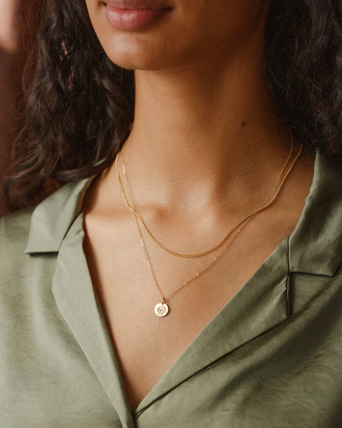 Small Flora Necklace sold by GLDN product image thumbnail 3