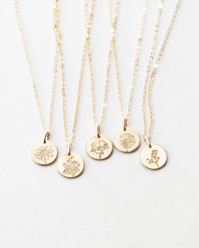Small Flora Necklace sold by GLDN