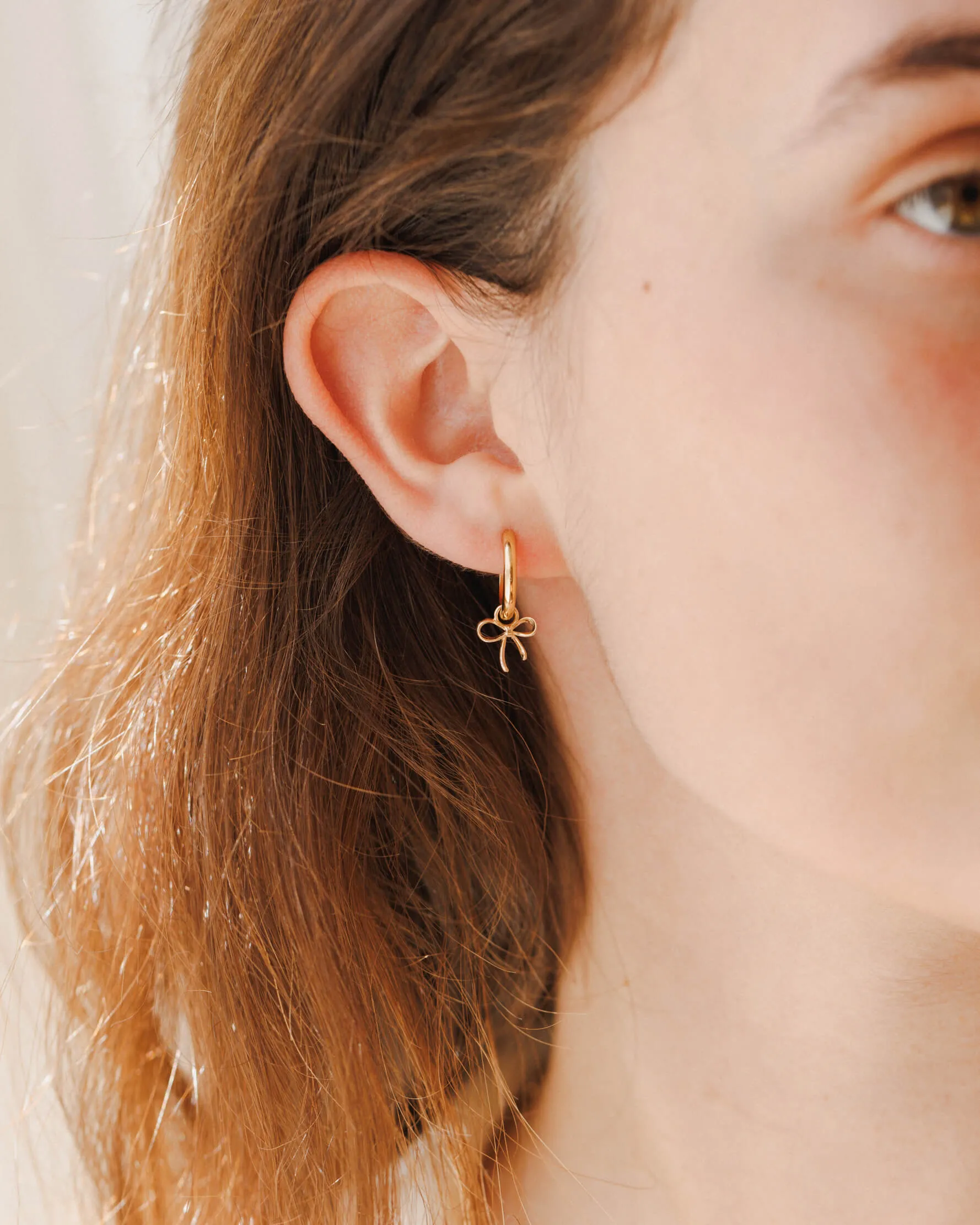 Bow Hoop Charms sold by GLDN product image thumbnail 3