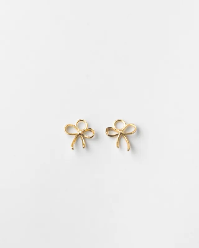 Bow Hoop Charms made by GLDN