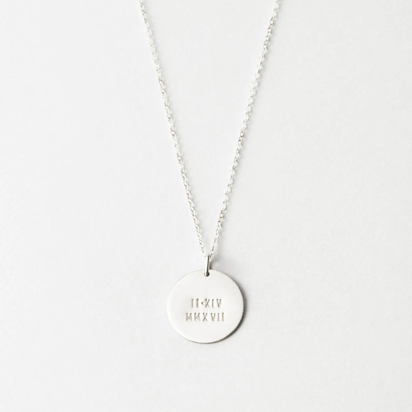 Numerals Disk Necklace sold by GLDN product image thumbnail 3