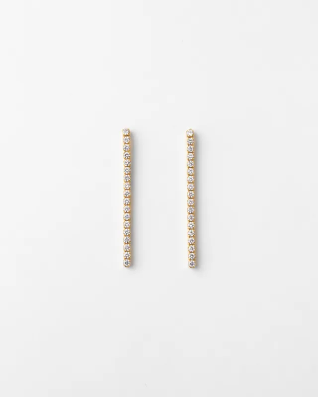 Luminary Tennis Earrings sold by GLDN