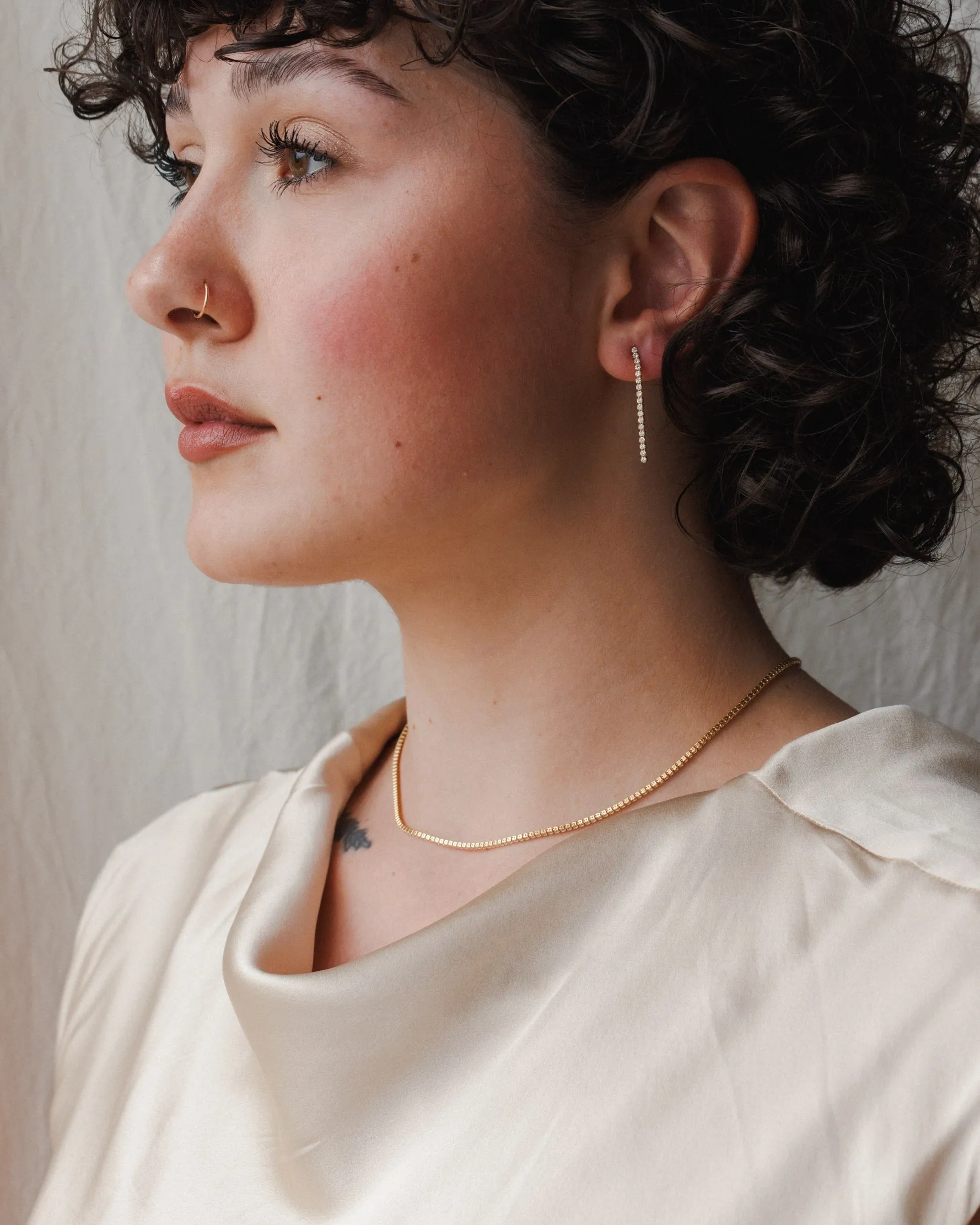 Luminary Tennis Earrings sold by GLDN product image thumbnail 4