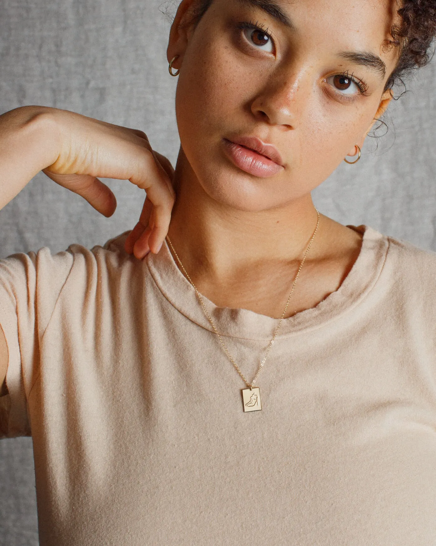 Personalized Marseille Necklace sold by GLDN product image thumbnail 3