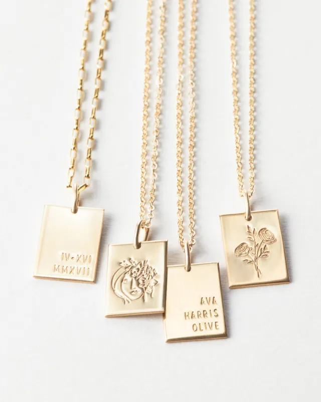 Personalized Marseille Necklace sold by GLDN