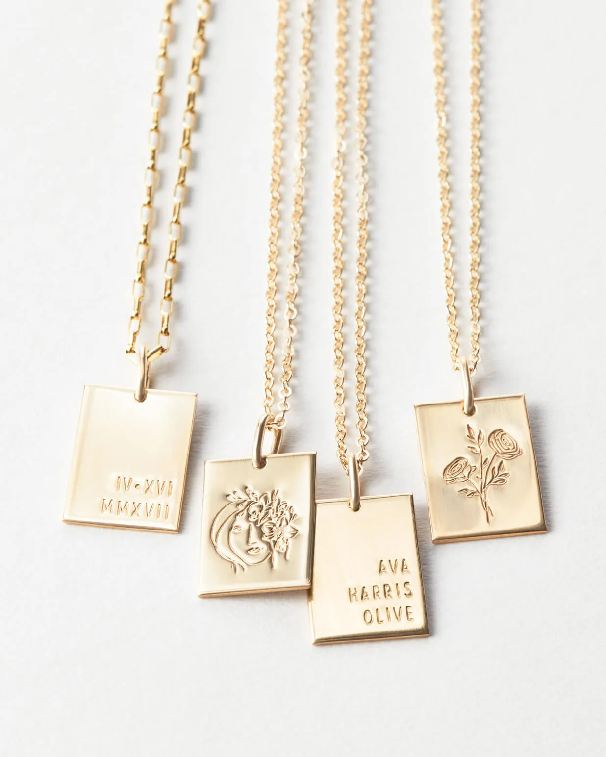 Personalized Marseille Necklace sold by GLDN