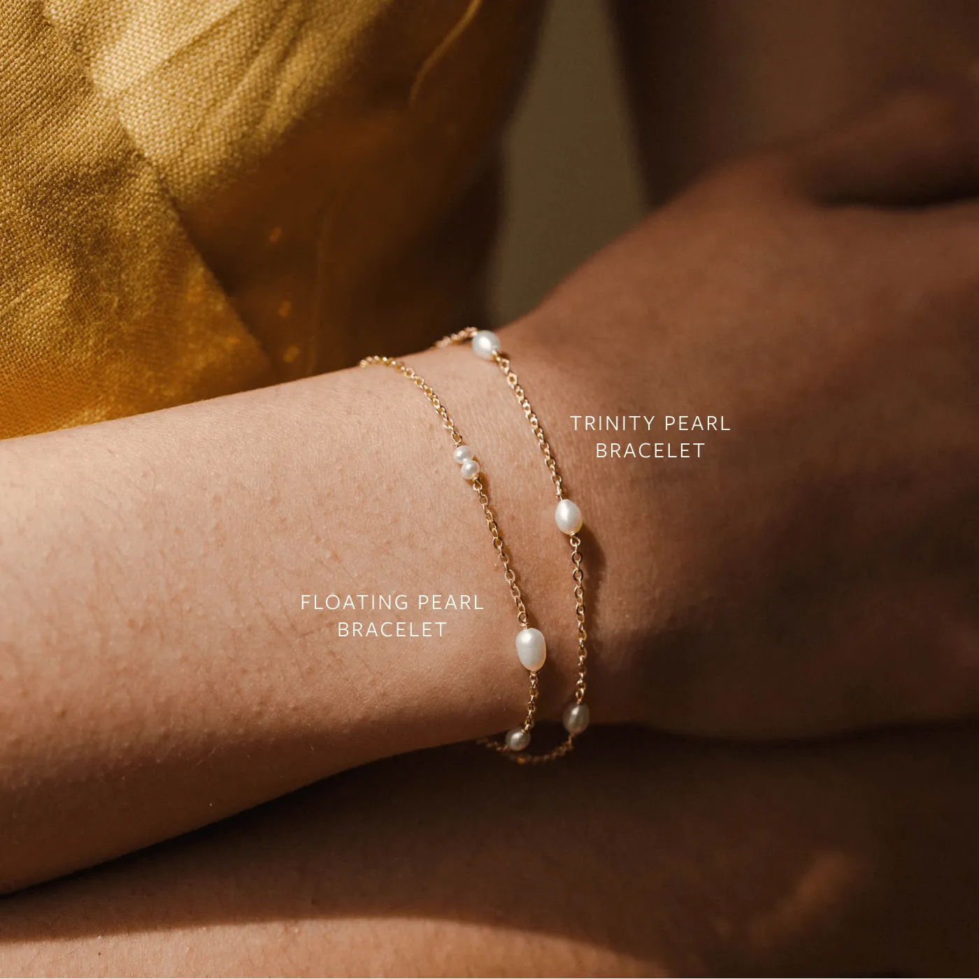 Trinity Pearl Bracelet sold by GLDN product image thumbnail 5