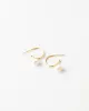 Sia Pearl Huggie Hoops sold by GLDN