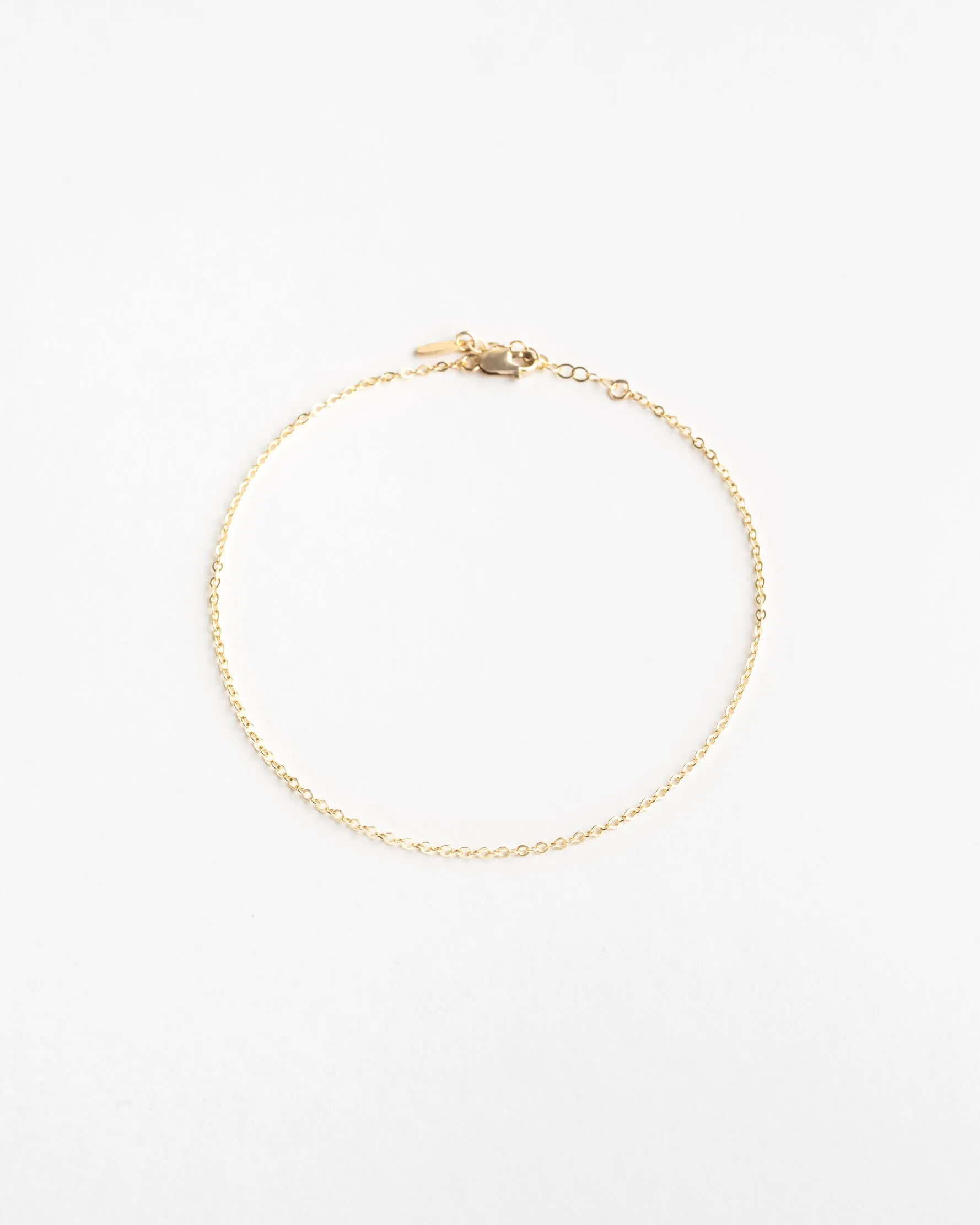 Solid Gold Dainty Chain Bracelet sold by GLDN