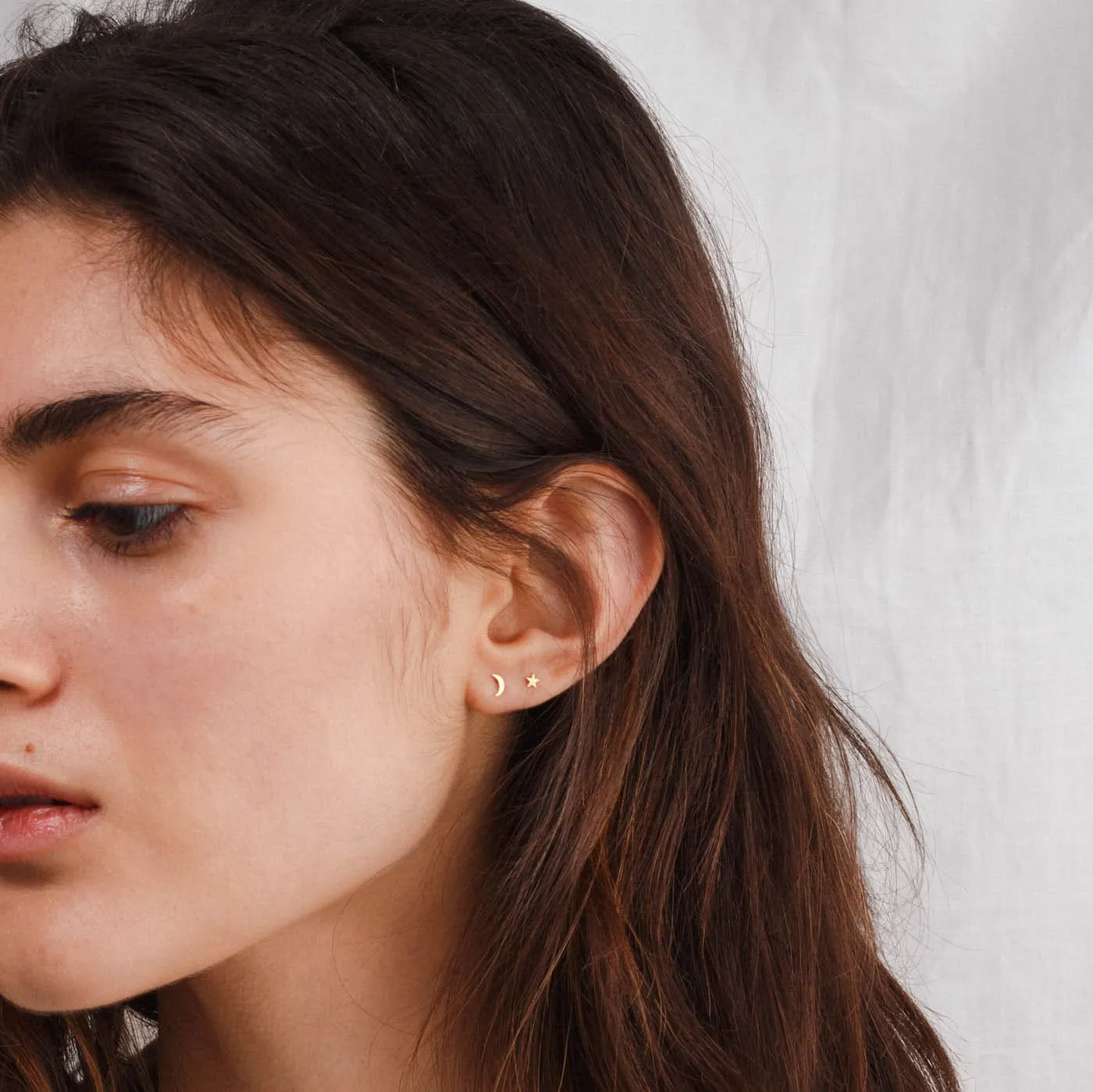 Moon & Star Studs sold by GLDN product image thumbnail 5