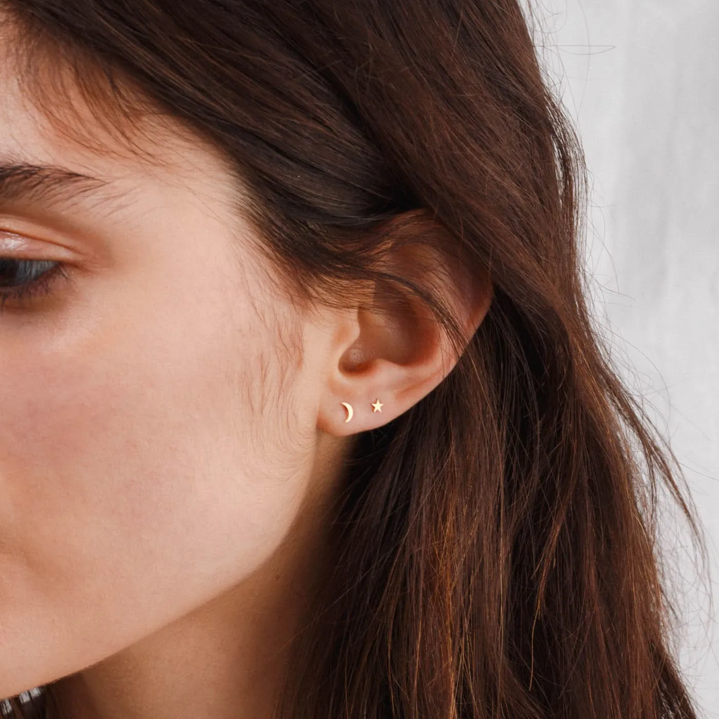 Moon & Star Studs sold by GLDN product image thumbnail 2